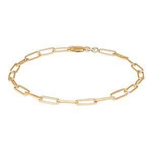 Nordahl Jewellery - BOND52 lænke armbånd i forgyldt sølv 80254945900